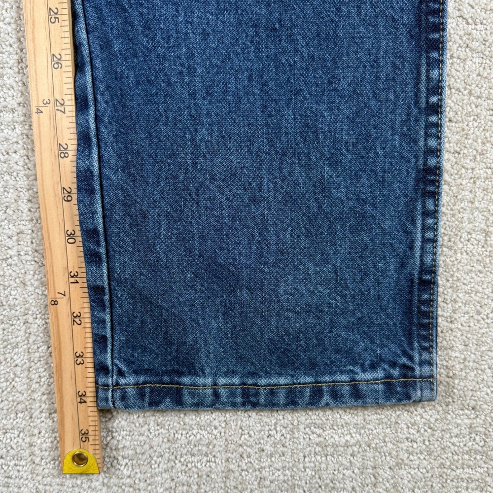 NEW Wrangler Mens 36x34 George Strait Original Fit Cowboy Cut Denim Blue Jeans - Picture 9 of 11